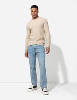 Pullover - Estremità arrotolate - beige