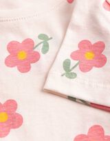 Tričko - Potisk po cel&eacute; plo&scaron;e - ruzova