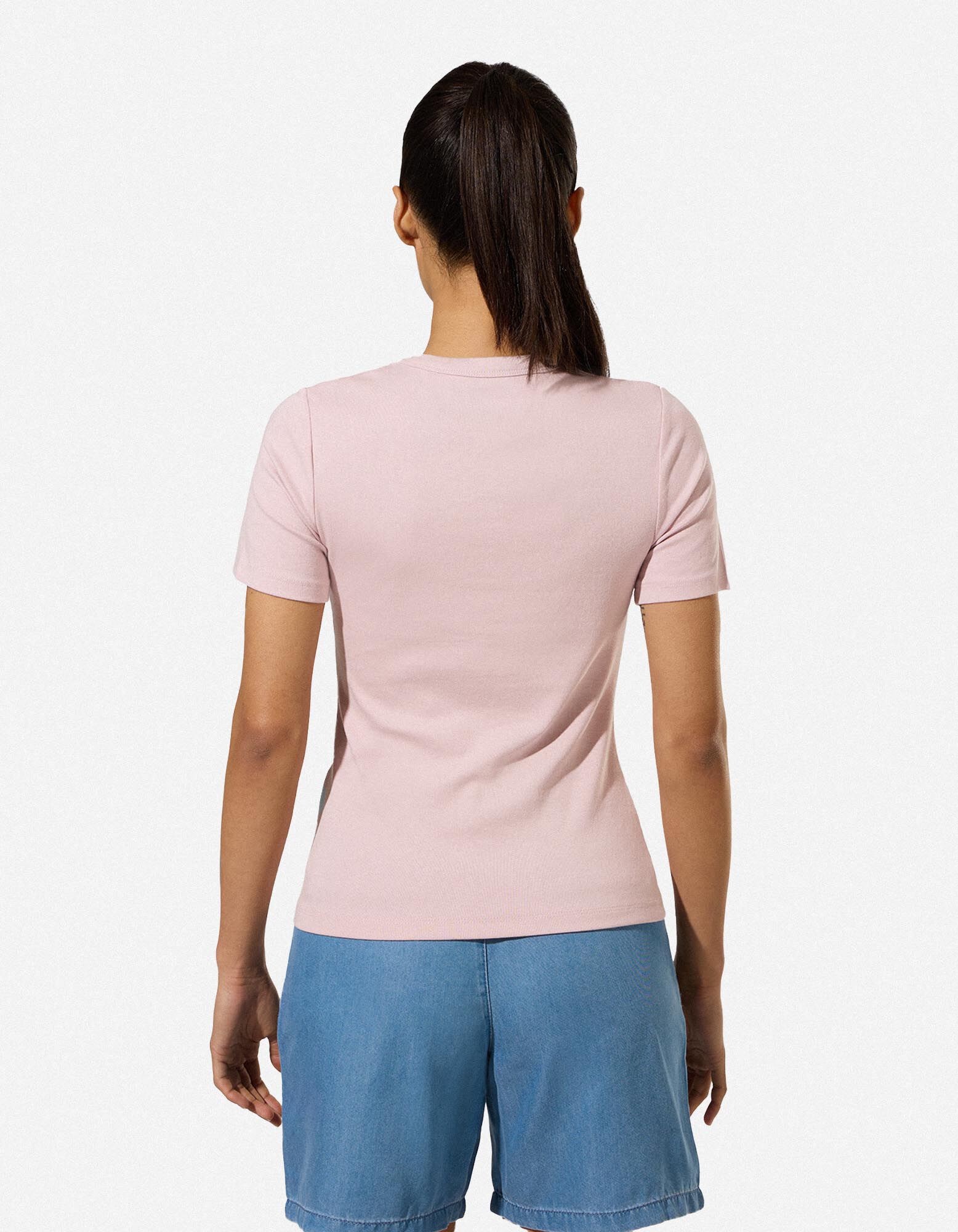 T-Shirt - Modal-Anteil - Rosa