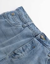Jeansshorts - Hellblau