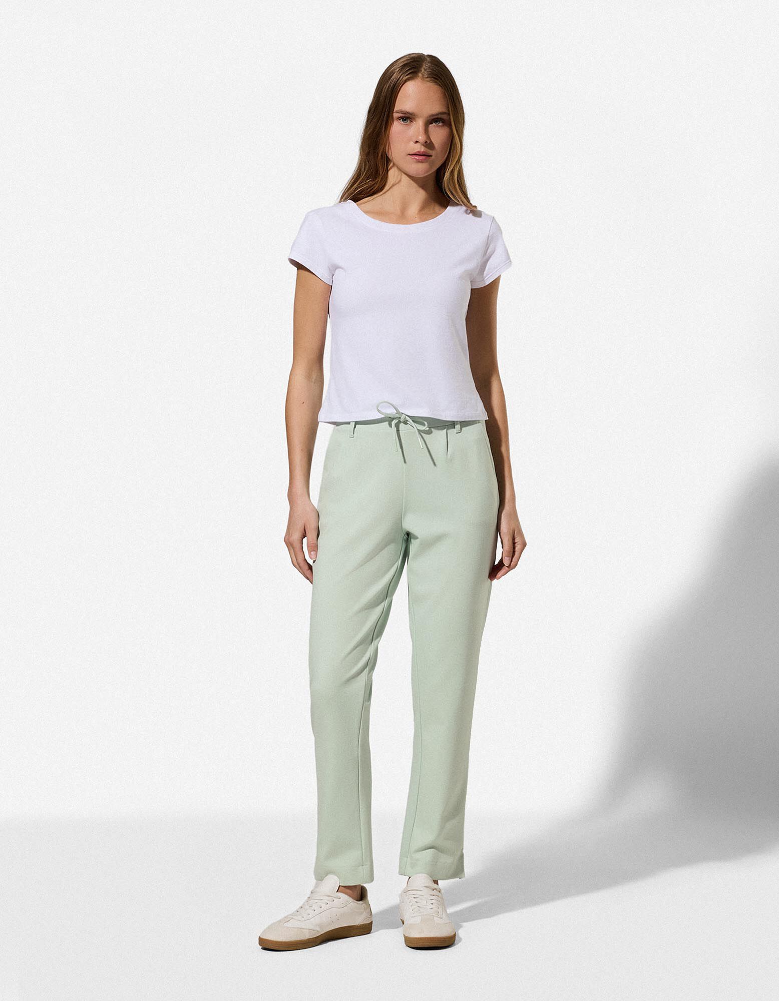 Pantalon - Coupe Regular Fit - menthe