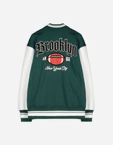 Tepl&aacute;kov&aacute; bunda - Zadn&yacute; v&yacute;tlačok - tmavozelena