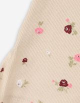 Leggings - Allover-Print - beige