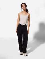 Top - Spaghettitr&auml;ger - hellgrau