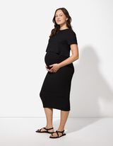 Midirock - Viskose-Mix - schwarz