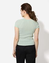 Camicia in maglia - Tinta unita - verde chiaro