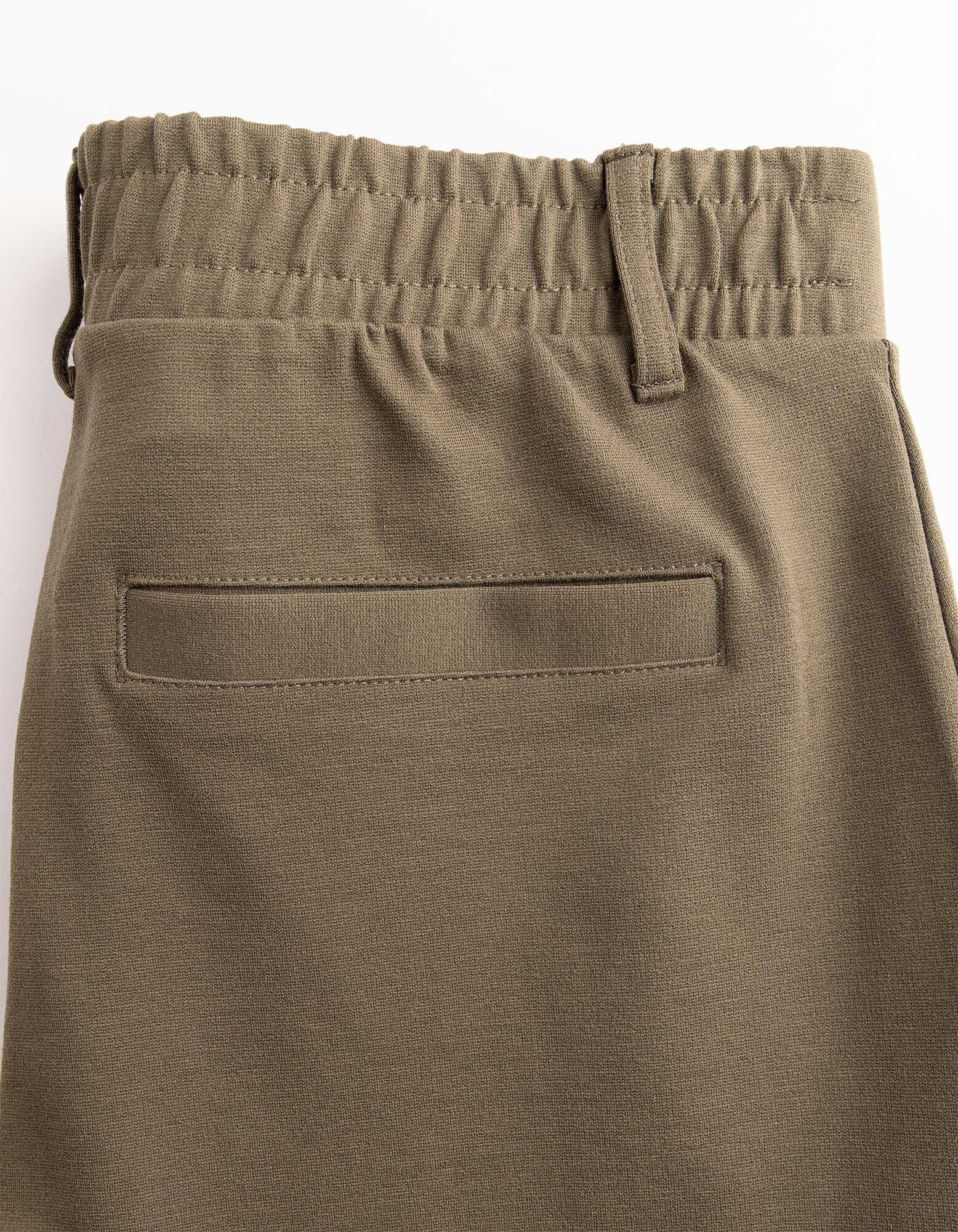 Jeans - Elastische band - Kaki
