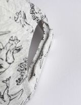 Baseball sapka - Elsz&oacute;rt nyomott minta - sz&uuml;rke