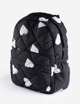 Rucksack - Allover-Print - schwarz