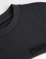 Pullover - Color-Blocking - dunkelgrau