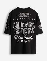 T-Shirt - V-Ausschnitt - schwarz