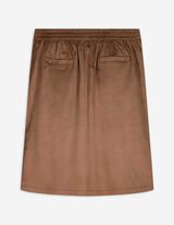 Szoknya - Egysz&iacute;nű - barna