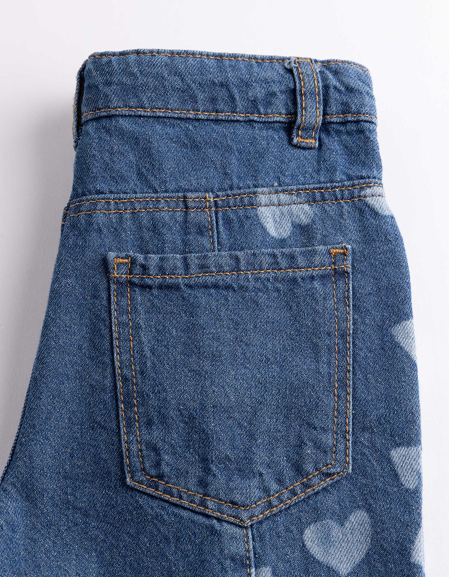 Jeans - Laserprint - blau