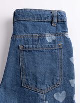 Jeans - Laserprint - blau