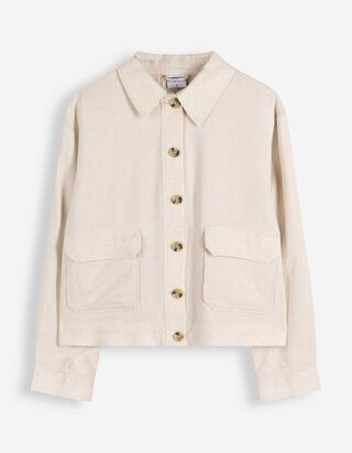 Leinen-Optik - beige