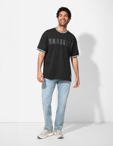 T-Shirt - Mesh - schwarz