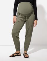 Cargohose - Umstandsmode - grün