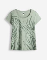 T-Shirt - Allover-Muster - t&uuml;rkis