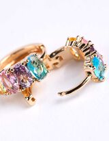 Orecchini - Pietre decorative - oro