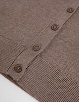 kardigan - Regular Fit - brazowy