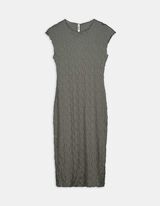 Kleid - einfarbig - grün