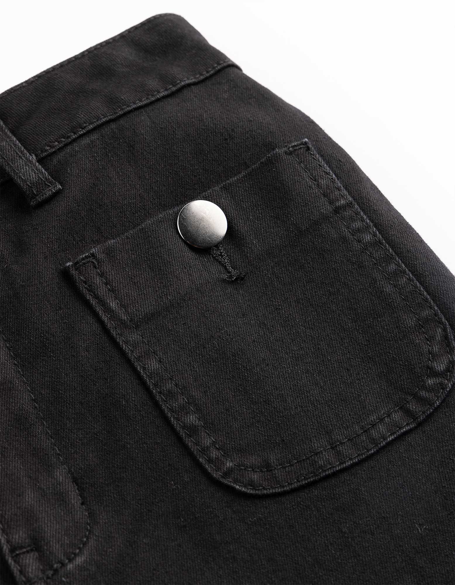 Jeans - High Waist - Schwarz