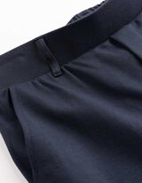 Jeans - Elastische band - Donkerblauw