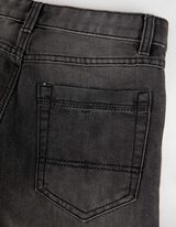 Bermuda šortai  - Užlenktas kraštas - juodas