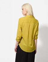 Bluse - einfarbig - gelb