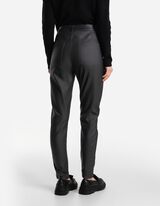 Pantalone - Ve&scaron;tačka koža - tamno-siva