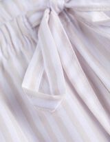 Pyjamahose - Streifen - beige