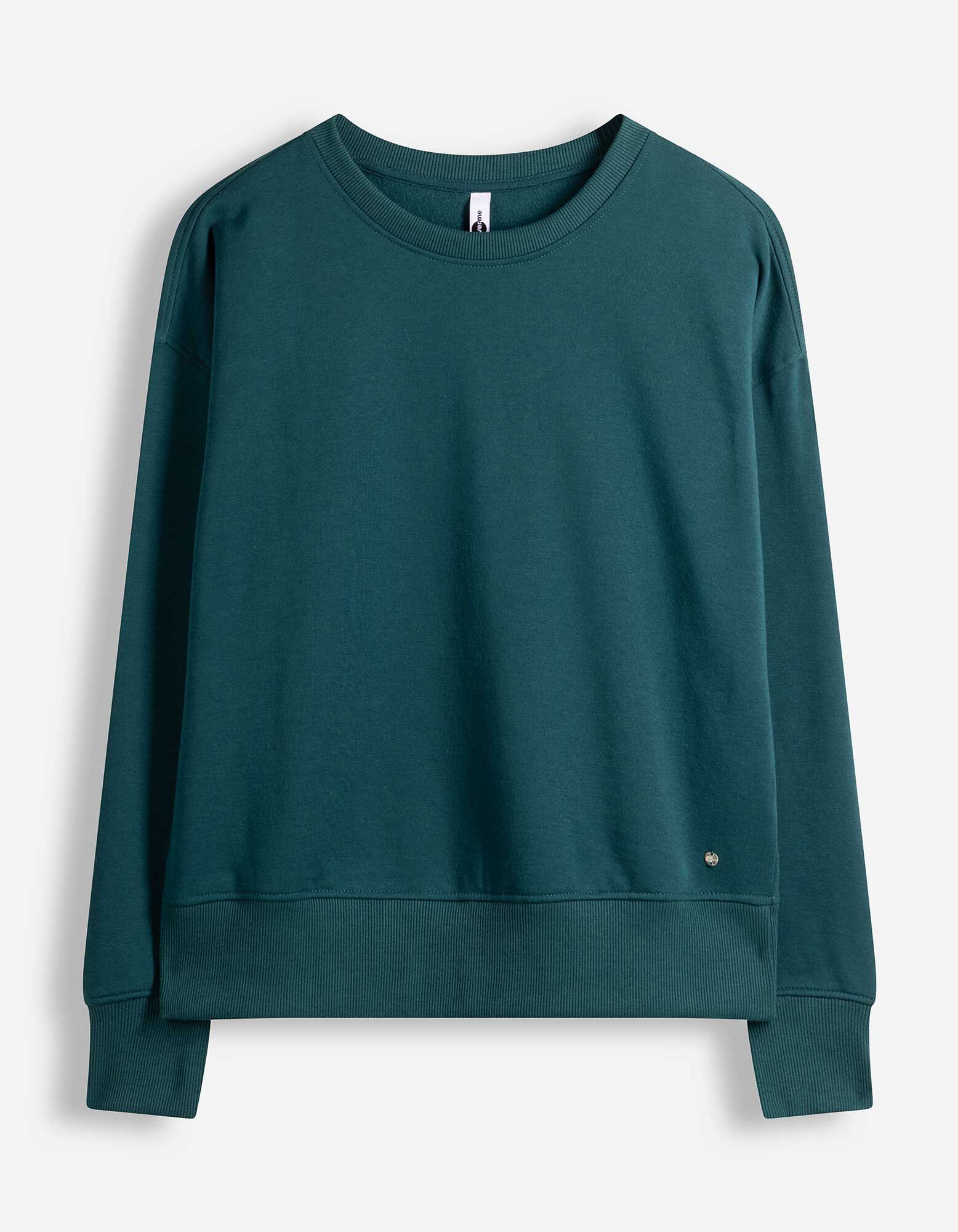 Sweatshirt - Oversized Fit - Petrol