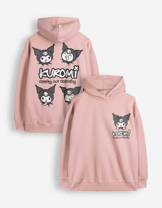 Hoodie - Kuromi - Rosa