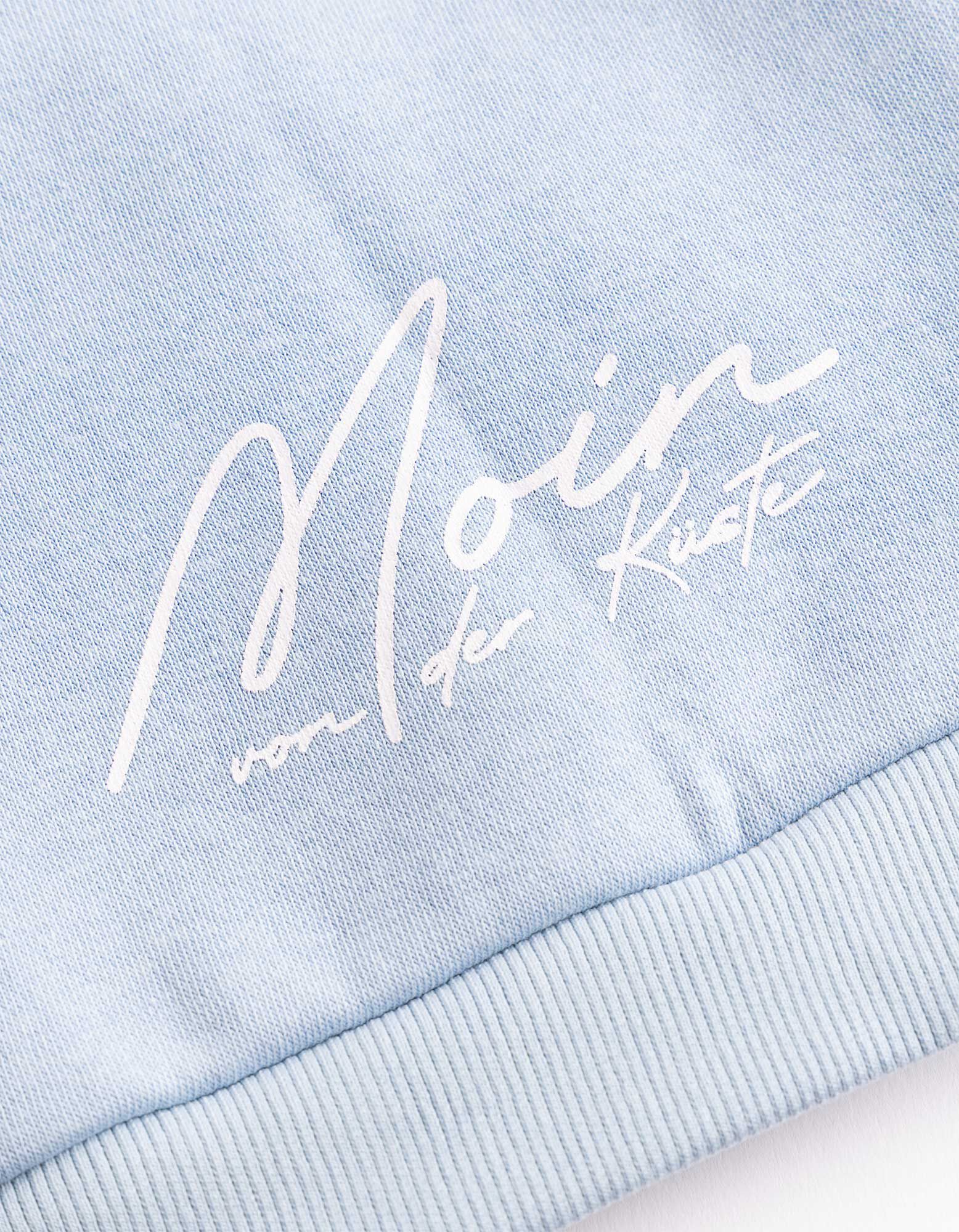 Sweatshirt - Print - Hellblau