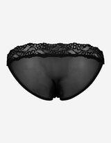 Damen Slip - Spitzenbesatz