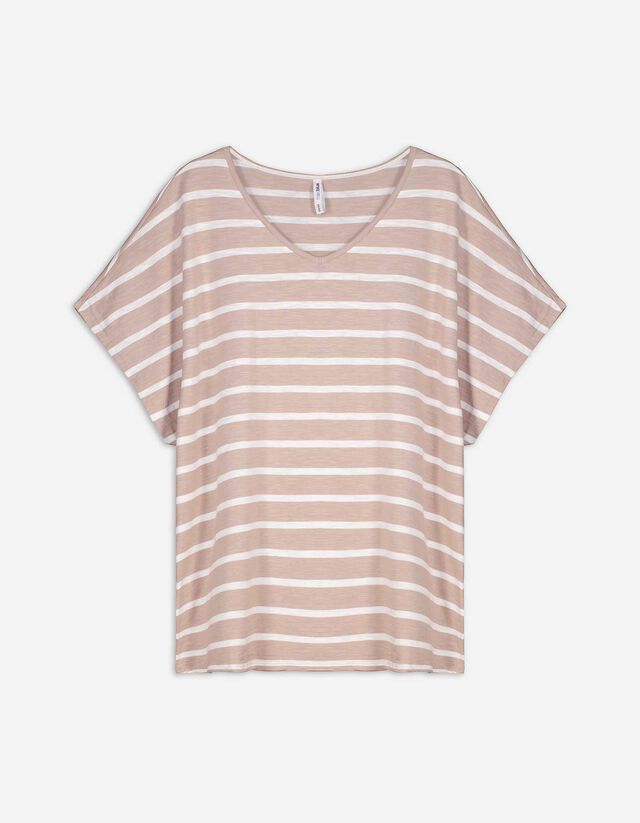 T-shirt - Maniche spioventi - beige