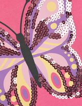 Sweatshirt - Paillettenbesatz - pink