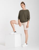 Biciklisnadrág - Pamut keverék - bézs