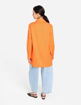 Hemdkleid - Leinen-Mix