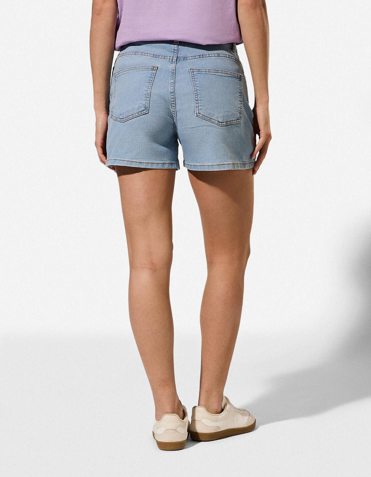 Denim short - Regular fit - Lichtblauw