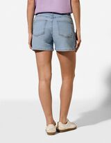 Denim short - Regular fit - Lichtblauw