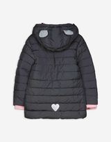 Dygsniuota striukė - Atstumia vandenį - tamsiai pilkas