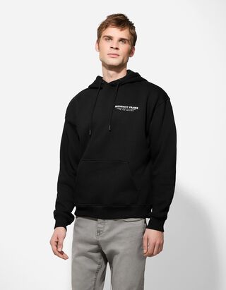Sweatshirt - R&uuml;ckenprint - schwarz