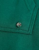 Suknelė - Gobtuvas su įvertu rai&scaron;teliu - tamsiai zalias