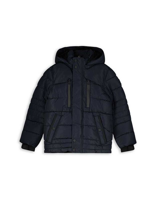 Winterjacke Wasserabweisend dunkelblau Takko Fashion