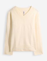 Pullover - Oversized Fit - Beige