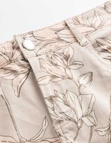 Caprihose - Twill - wei&szlig;