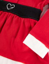 zestaw sukienka i legginsy - Boże Narodzenie - czerwony