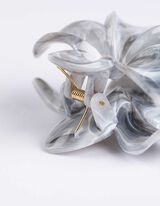 Lasnica - Cvetlični vzorec - crna