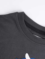 Bluză de corp cu mânecă lungă - Sonic - Gri inchis